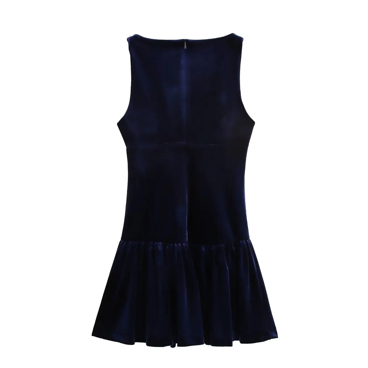 Foridol Bowknot Pleated Tank Short Dress for Women Sleeveless Casual Party Short Dress Female Casual Autumn Winter Dress