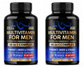 Multivitamin for Men Capsules with D3, K2, B12, Zinc & Magnesium for Vitality & Daily Energy Wellness Support, Men, 90 Capsules
