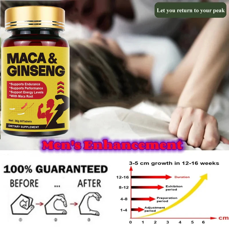 Organic Epimedium Capsules for Men and Women - Herbal Tablets for Health