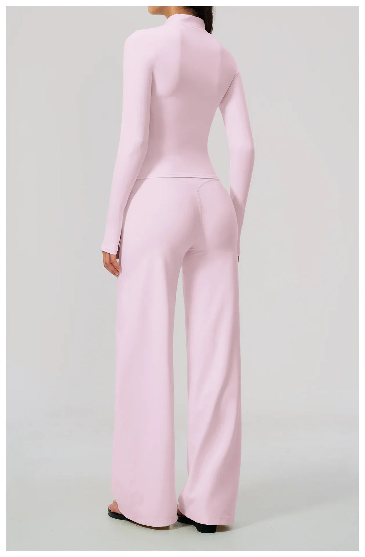 3 PCS Yoga Sets Women Long Sleeve Zipper Slim Jacket+sports Bra+high Waist Flare Pants Fitness Suits Gym Exercise Athletic Wear