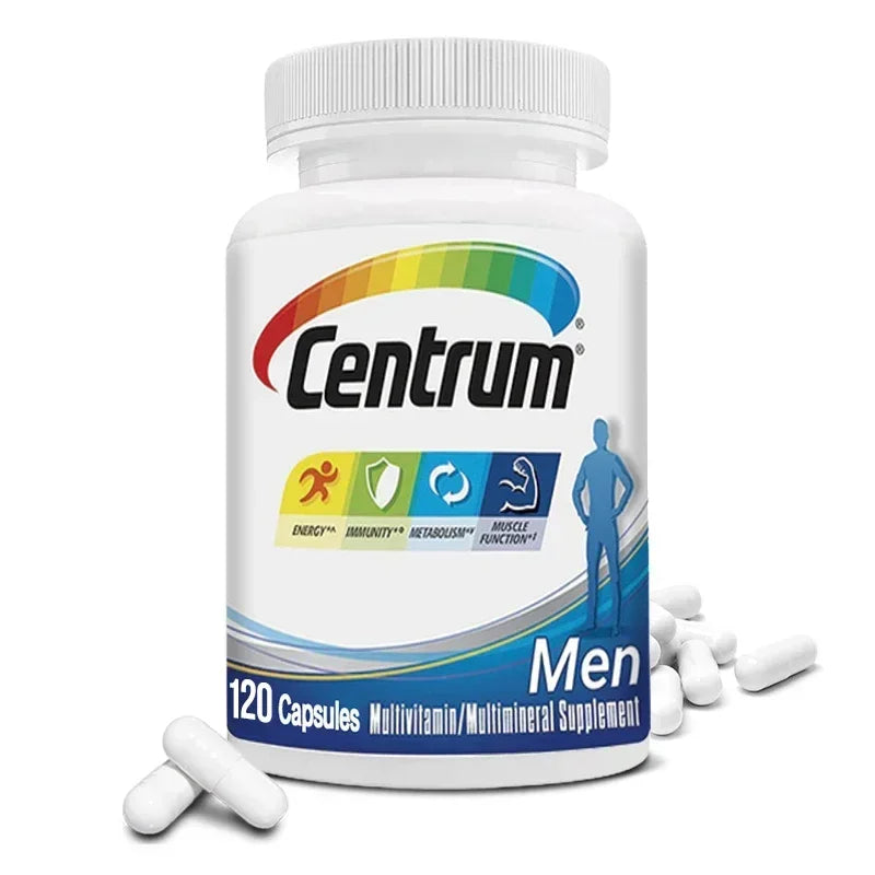 Men's Daily Vitamin, Multivitamin/Multimineral with Vitamin D3, B Vitamins, Antioxidants, Metabolism, Immunity, Energy, Muscle
