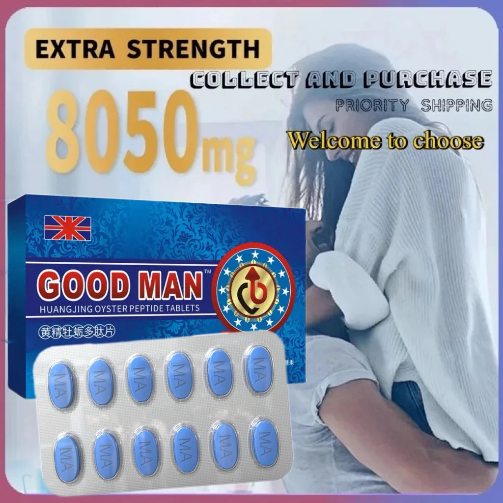 Male Blue Pills Health Supplement Energy Perfor mance Support Shilajit Ginseng Maca Ashwagandha Tablets