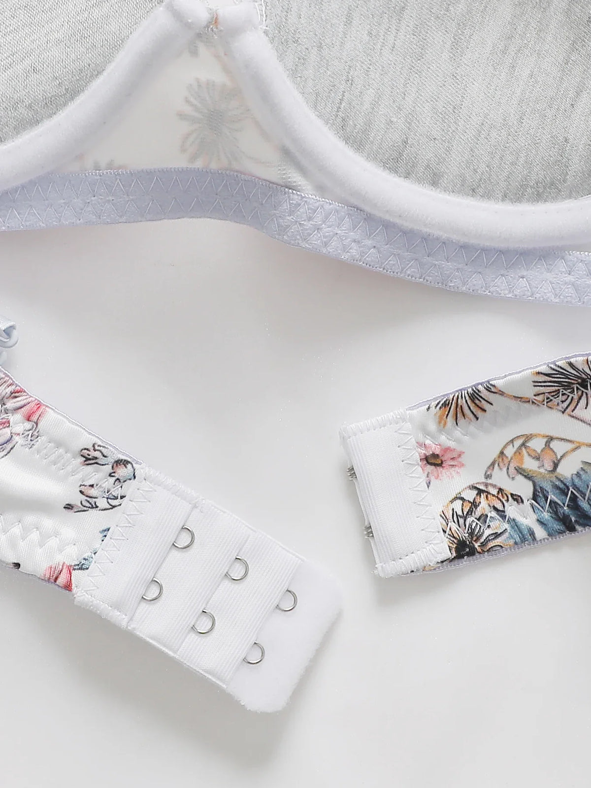 2-Pieces High quality Women's Flower Printed Bra Underwear Set Women's Autumn/Winter New Underwear Underwear Underwear A2173