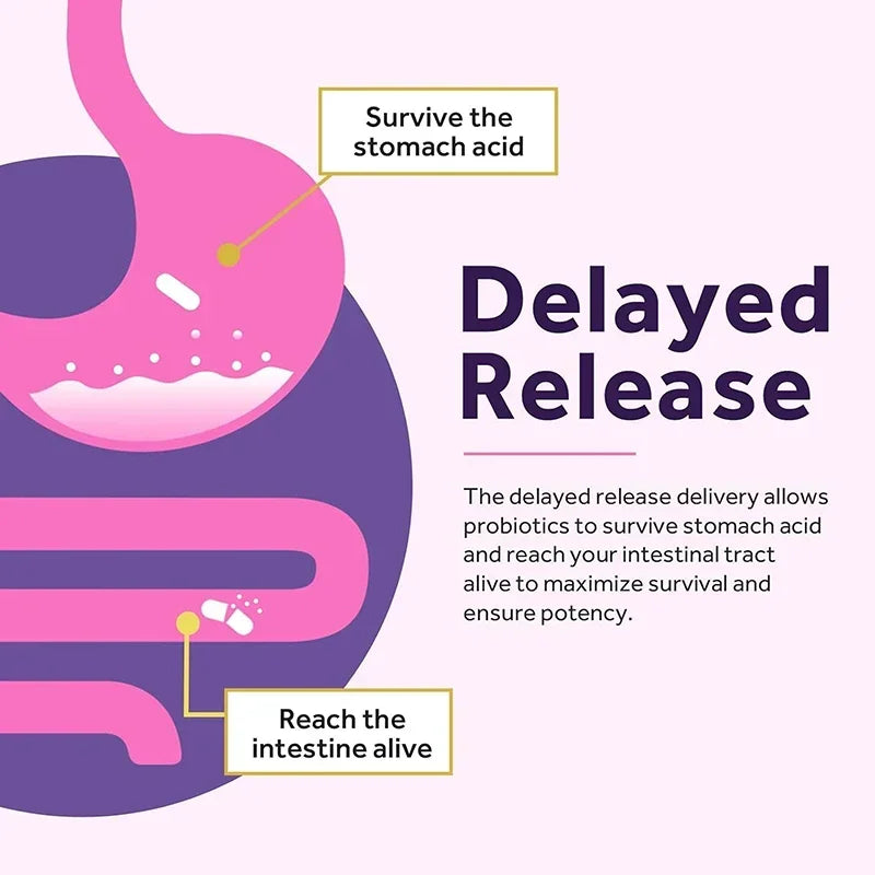 Women’s Probiotic - Improves Intestinal Health, Improves Digestion, and Relieves Bloating and Gas