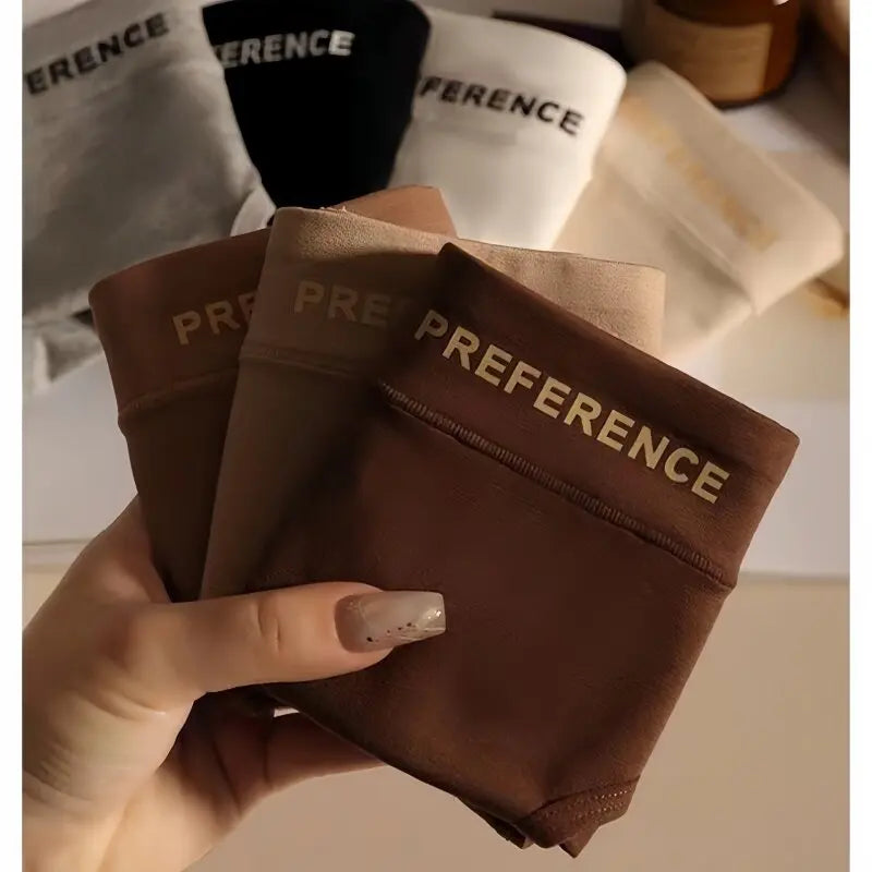 1-Pack Women Cotton Panties Mid Waist Briefs in Warm Tan Minimalist Breathable Intimates Ladies Underwear Size M-2XL