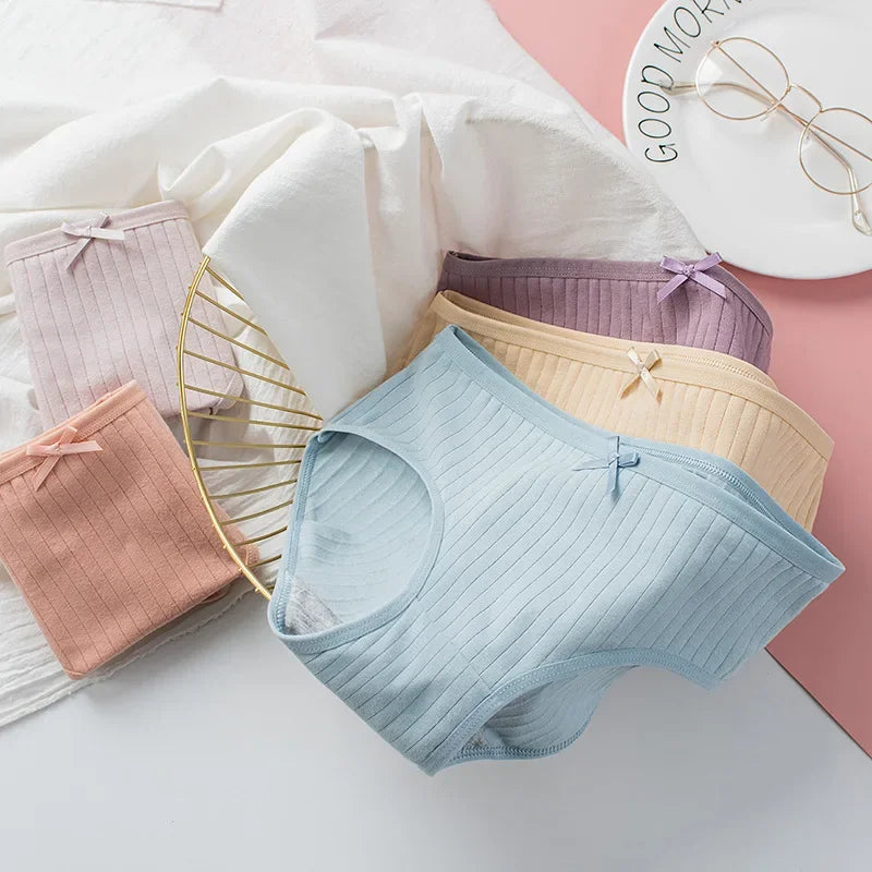 Cotton Panties Sexy Women Lingerie Women's Briefs Underpants Low Waist Panty Intimates Comfy Breathable Seamless Underwear