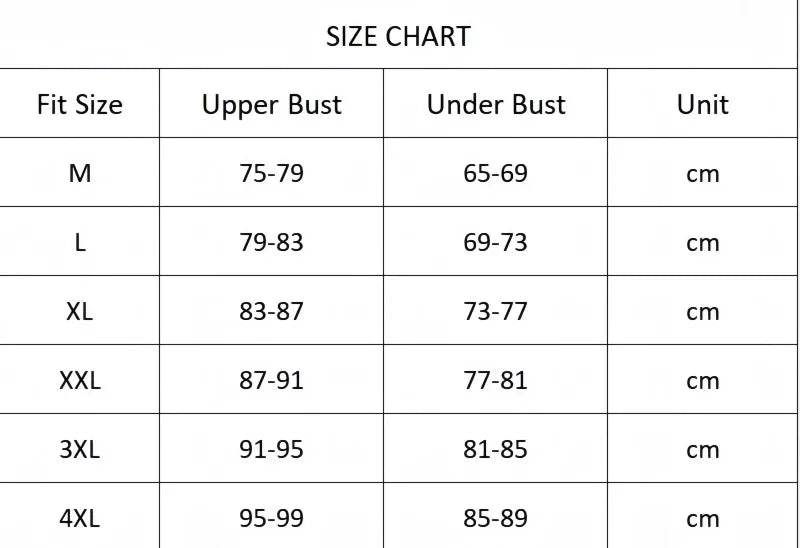 3Pcs/Set Push-Up Bras Women Padded Side Support Underwear Non-wire Bra Comfort Wide Straps Lingerie Plus Size Intimates M-4XL