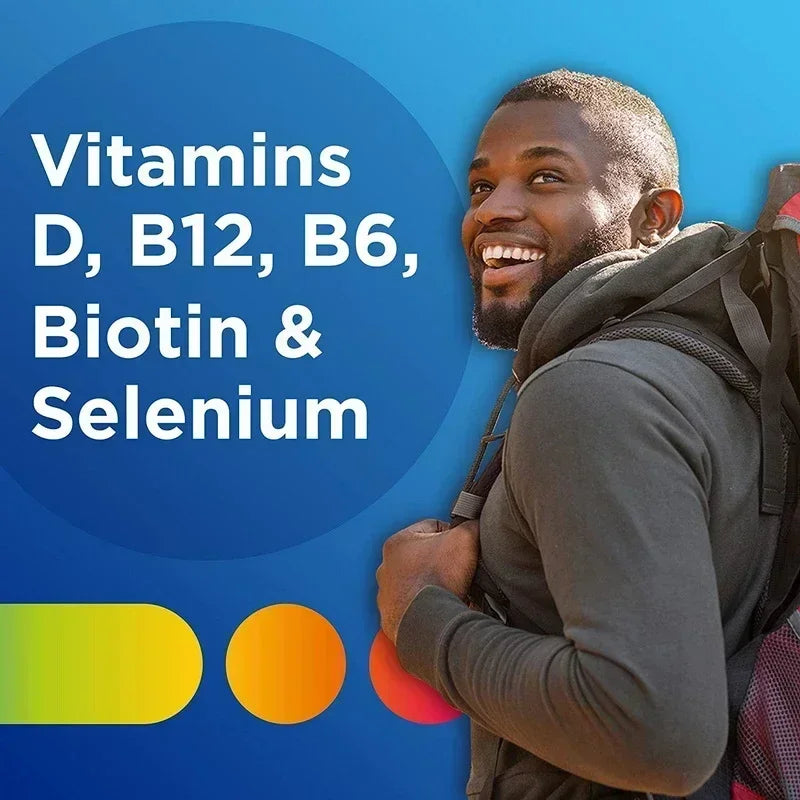 Men's Daily Vitamin, Multivitamin/Multimineral with Vitamin D3, B Vitamins, Antioxidants, Metabolism, Immunity, Energy, Muscle