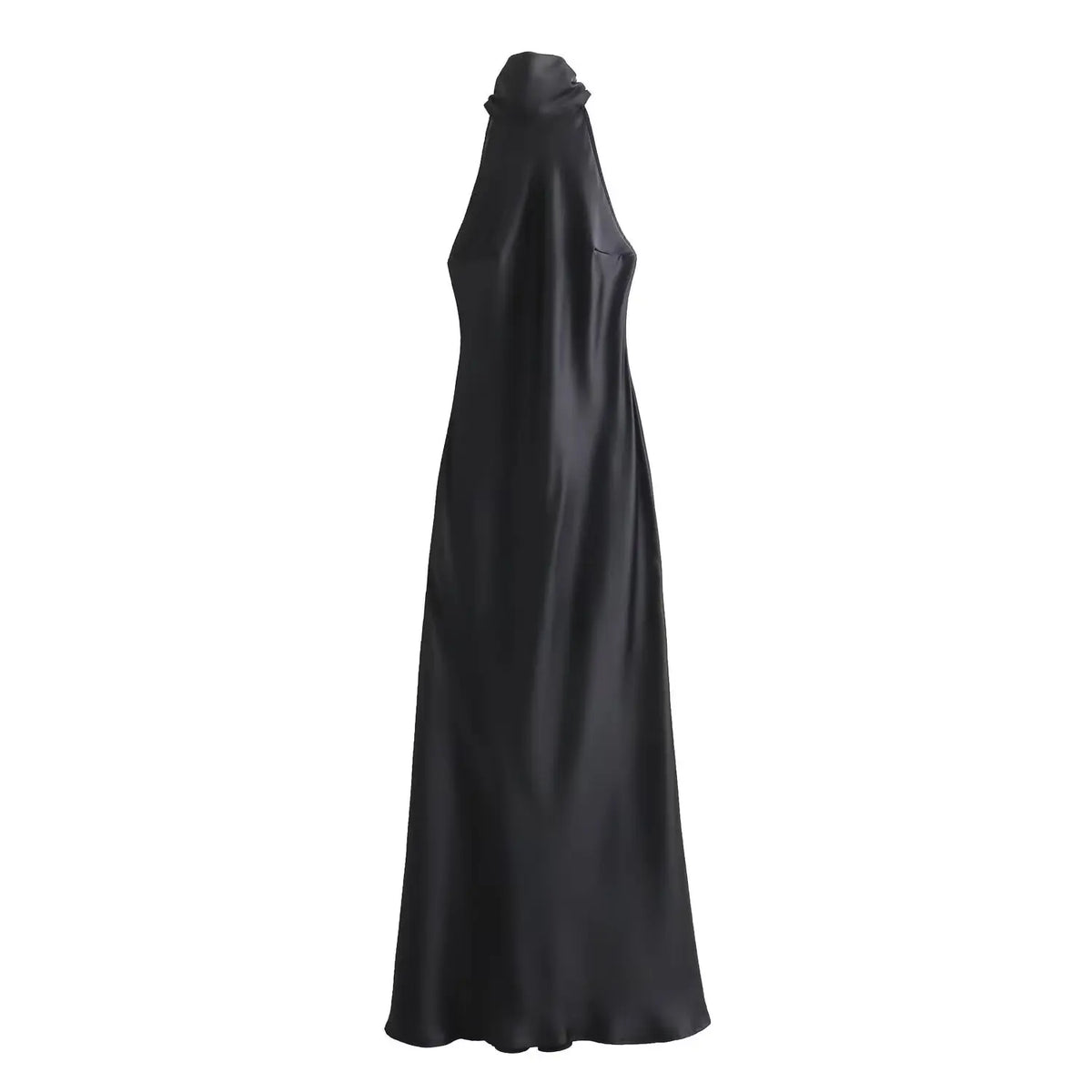 Foridol Halter Satin Dress Women Sexy Backless Burgundy summer spring Dress Elegant Maxi Long Party Dress Christmas Vestidos