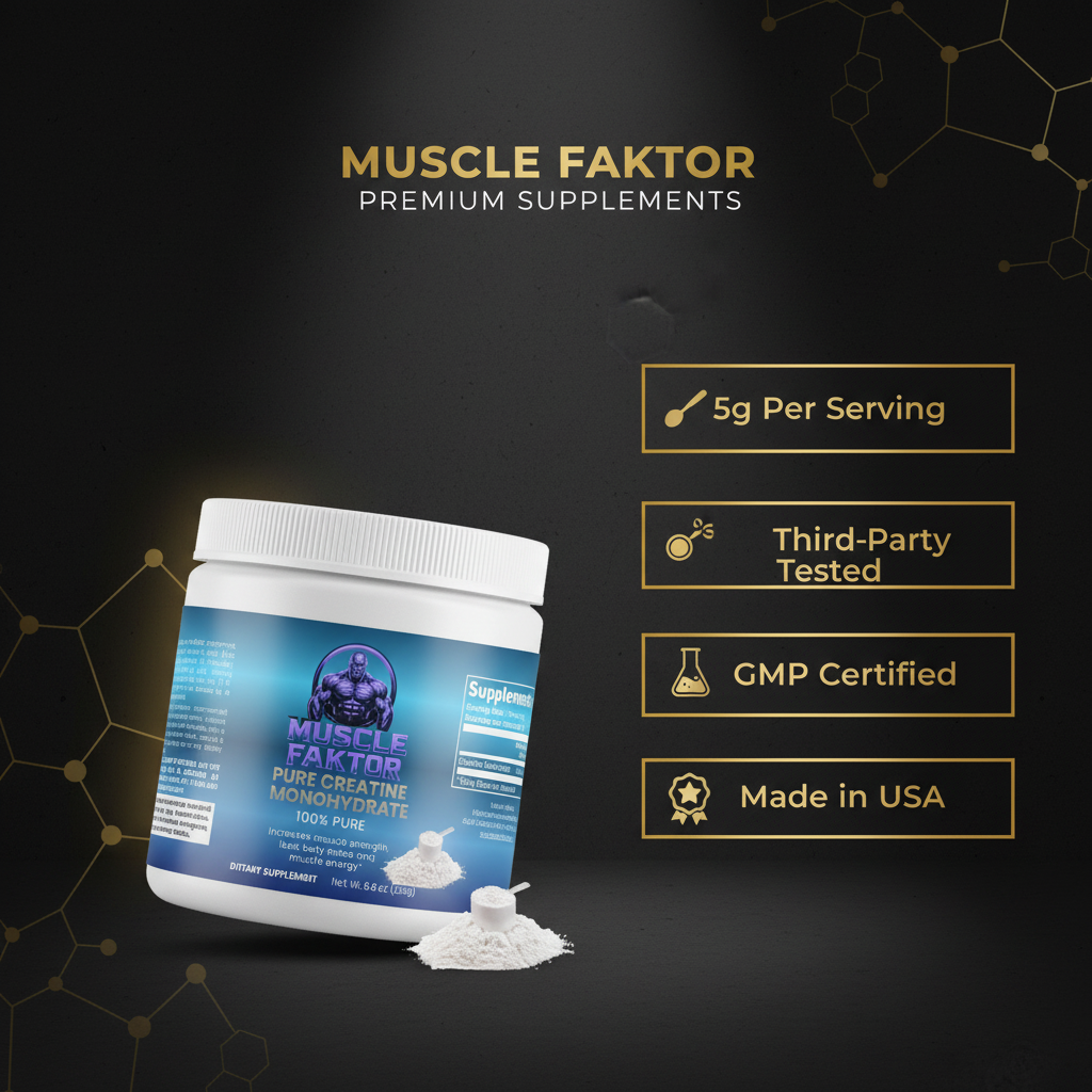 Pure Creatine Monohydrate Powder 250g - Unflavored
