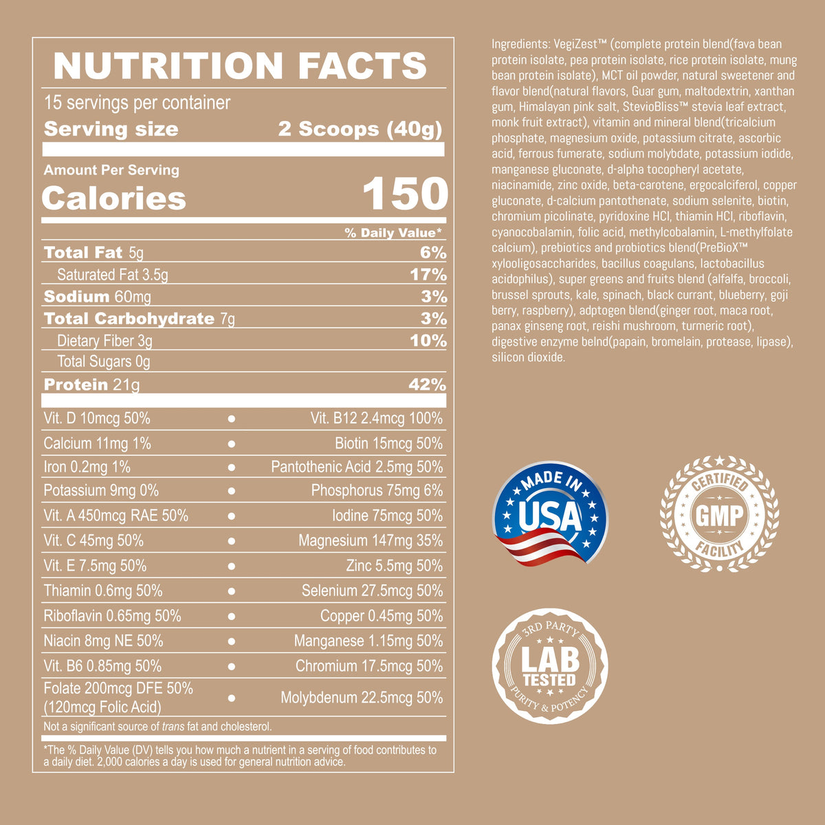 Plant-Based Meal Replacement - Complete Meal Protocol