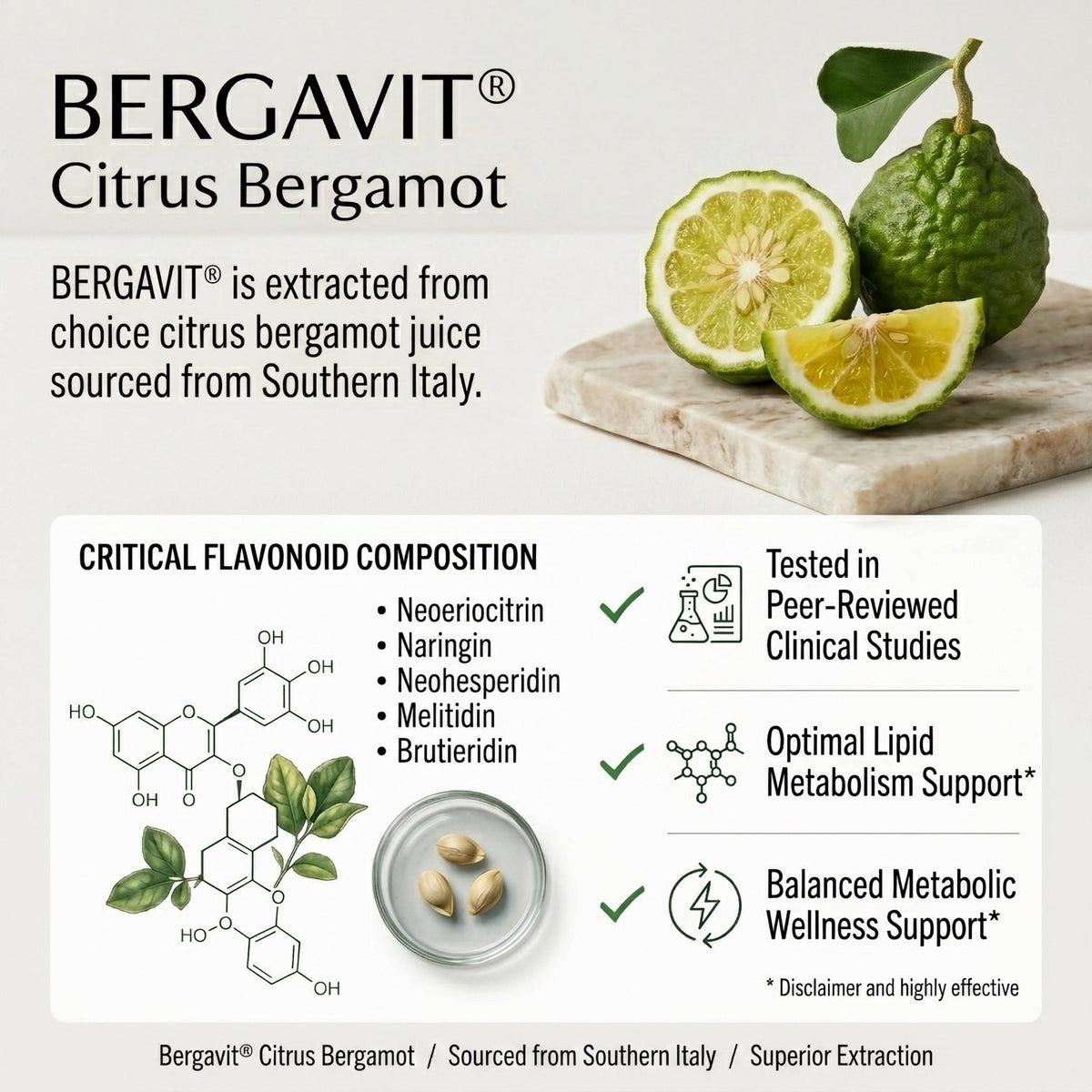 Cardiovascular Protocol - Citrus Bergamot Plant Sterols