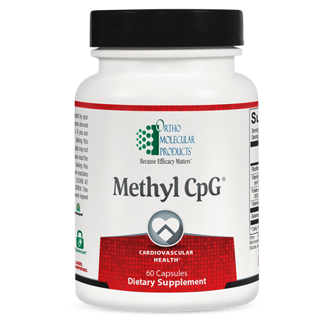 Methyl CPG Ortho Molecular Products Cardiovascular 60 Capsules