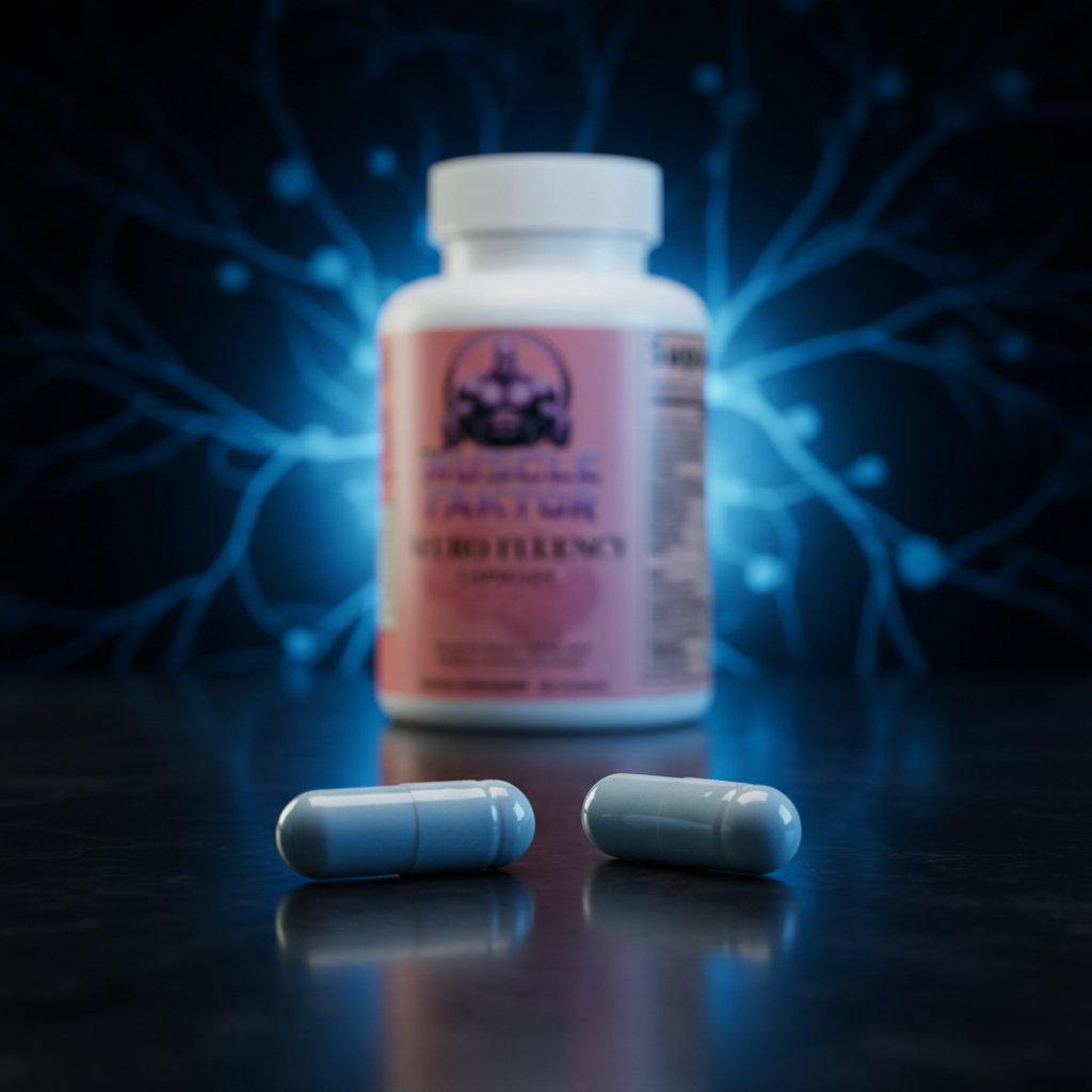 Muscle Faktor NEURO-FLUENCY Brain & Focus Support Capsules