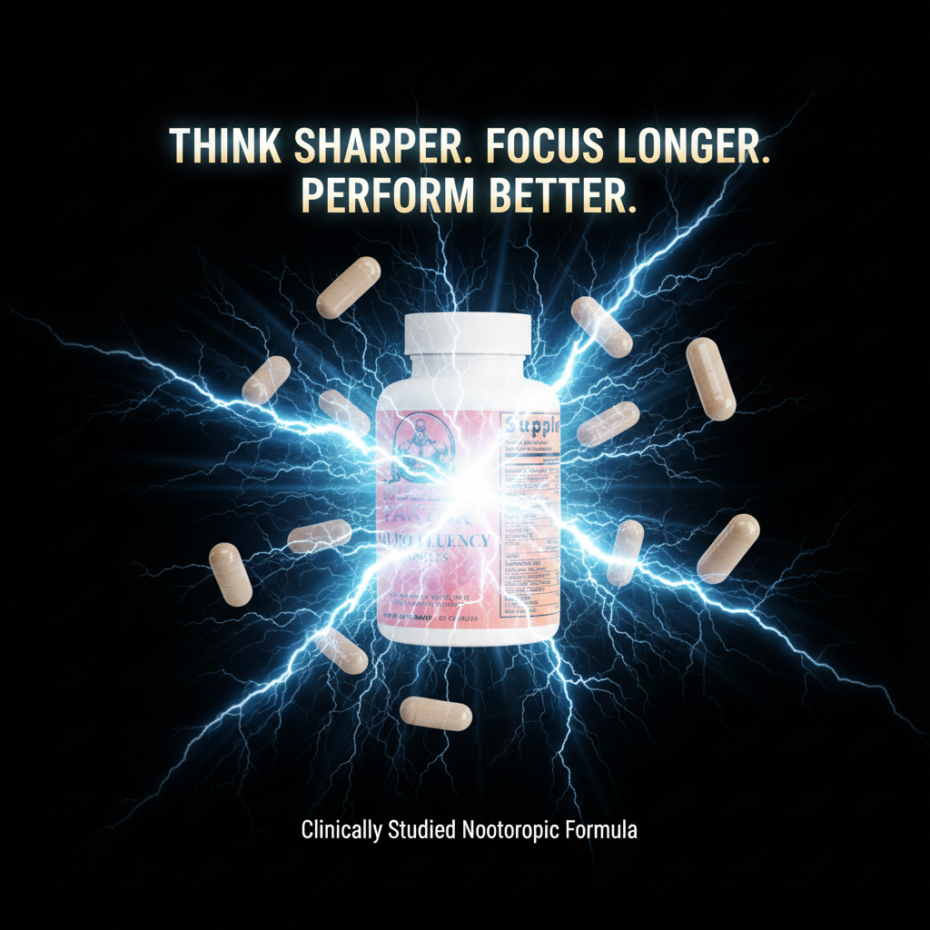 Muscle Faktor NEURO-FLUENCY Brain & Focus Support Capsules