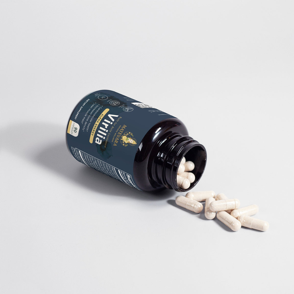 Virilia Alpha Energy |Men’s Vitality Support Capsules | 90 Count