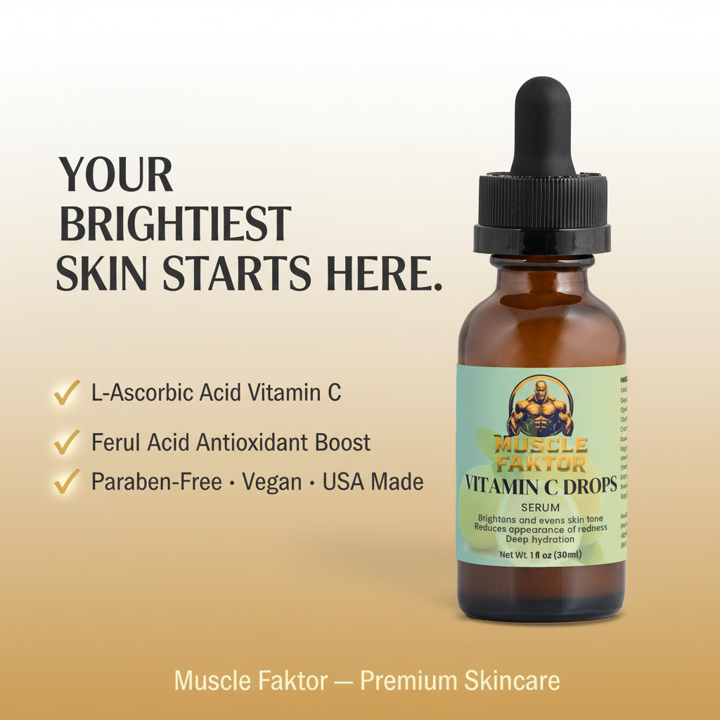 Muscle Faktor Vitamin C Brightening Face Serum with Ferulic Acid
